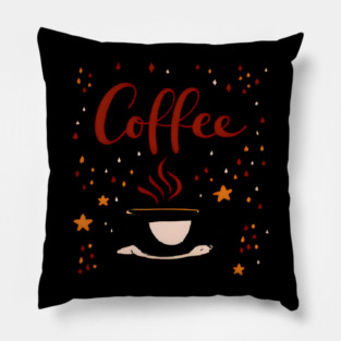 Coffee Writing Time for Creators Pillow
