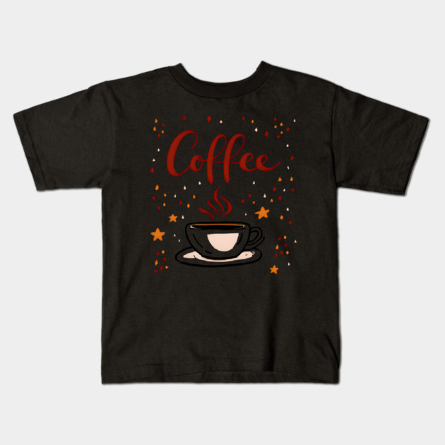 Coffee Writing Time for Creators Kids T-Shirt by SR8891