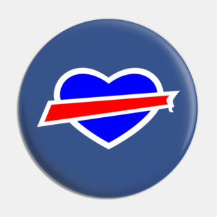 Bills Heart Pin