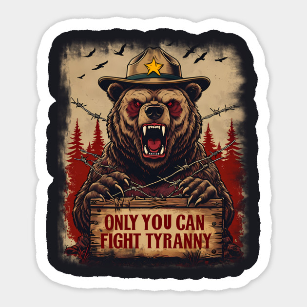 Only You Can Fight Tyranny Magnet by Charles's Store 8