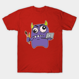 Hesoula – The Modern Freelancer Monster T-Shirt