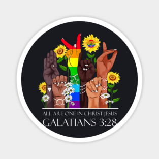 All Are One Galatians 3:28 Magnet