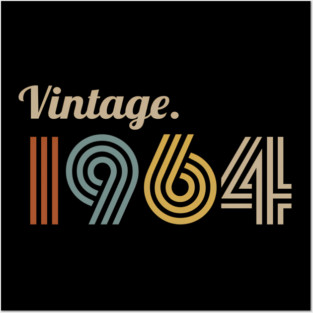 1964 Birth Year - Milestone Posters and Art