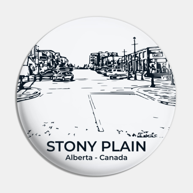 Stony Plain - Alberta Pin by Lakeric