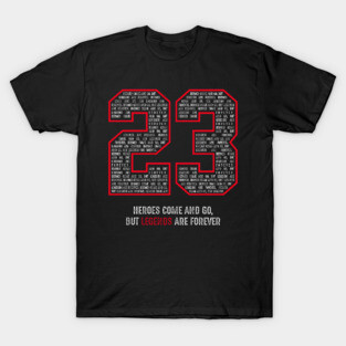 Jordan Basketball Airness Chicago 23 Legend T-Shirt
