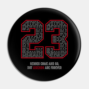 Jordan Basketball Airness Chicago 23 Legend Pin