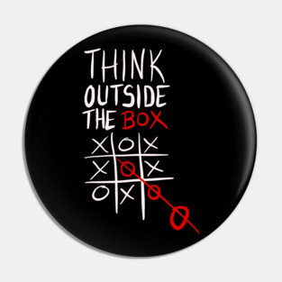 Think Outside The Box Pin
