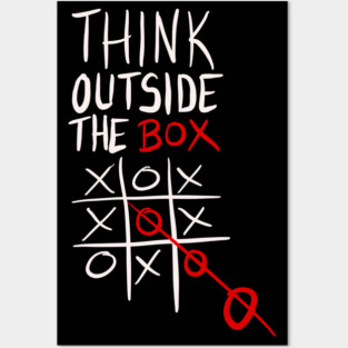 Think Outside The Box Posters and Art