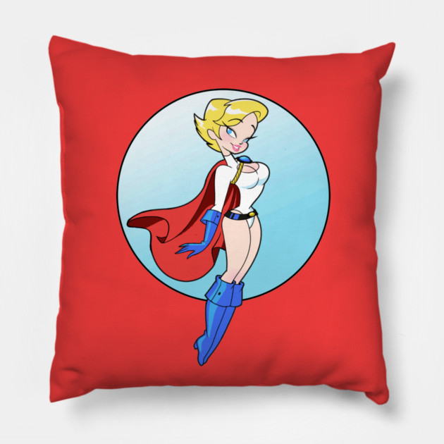 Powerful Girl! Pillow by JoTheZette