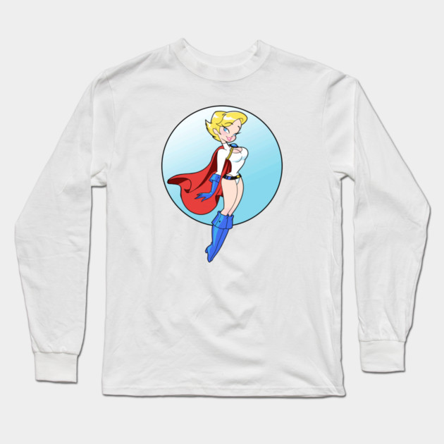 Powerful Girl! Long Sleeve T-Shirt by JoTheZette
