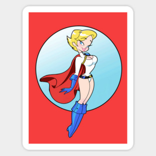 Powerful Girl! Magnet