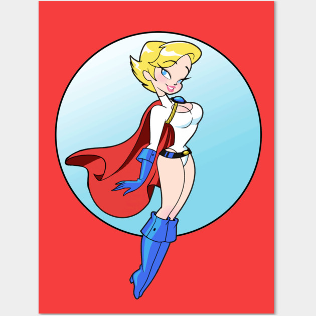 Powerful Girl! Wall Art by JoTheZette