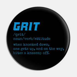 Detroit Lions - Definition of Grit Pin
