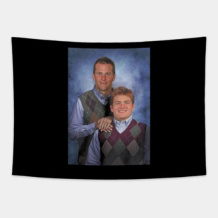 Drake Maye & Tom Stepbrothers Tapestry