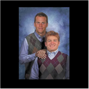 Drake Maye & Tom Stepbrothers Posters and Art