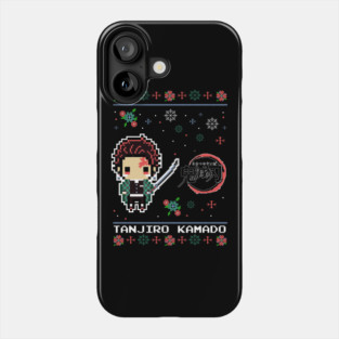 Cute Pixels Tanjiro - Demon Slayer Phone Case