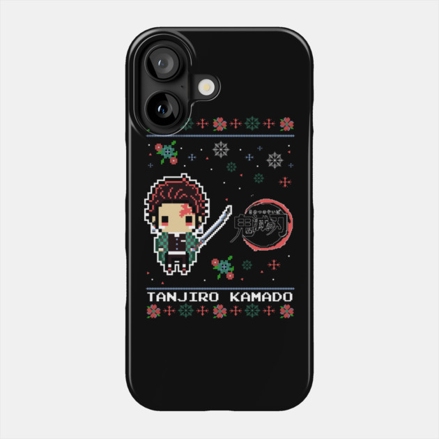 Cute Pixels Tanjiro - Demon Slayer Phone Case by Otaku Vibes