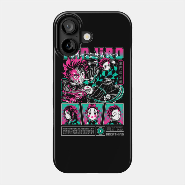 Demon Slayer Tanjiro Kamado Ready to Fight Phone Case by Otaku Vibes