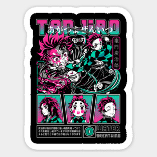 Demon Slayer Tanjiro Kamado Ready to Fight Sticker