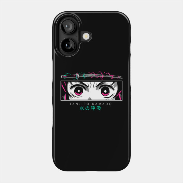 Tanjiro Kamado Eyes - Demon Slayer Phone Case by Otaku Vibes