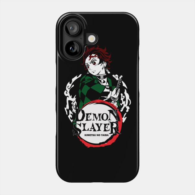 Tanjiro Kamado Art - Demon Slayer Phone Case by Otaku Vibes