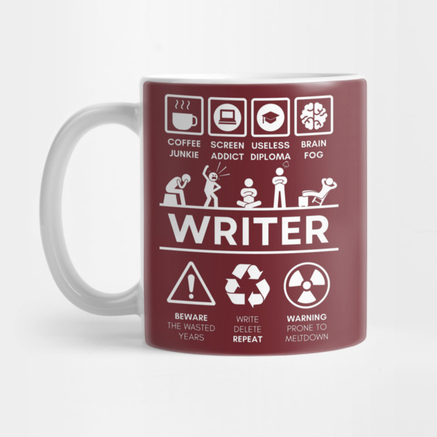 Funny Writer Job Description Office Humor by TuncGK