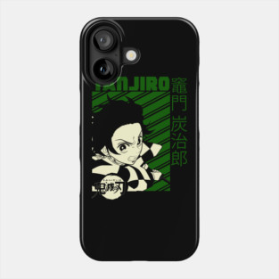 Tanjiro Kamado Green Design - Demon Slayer Phone Case