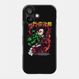 Tanjiro Kamado Hinokami Kagura Phone Case
