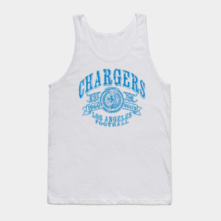 Chargers Vintage Football Tank Top