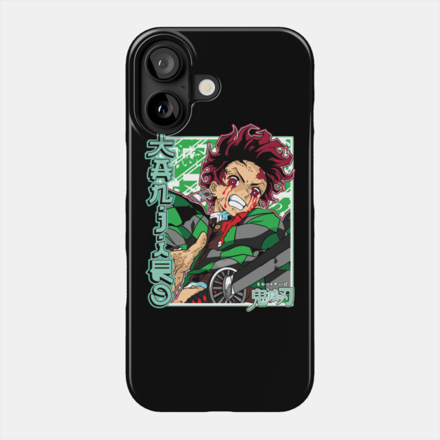 Tanjiro Kamado Hinokami Kagura Demon Slayer Phone Case by Otaku Vibes