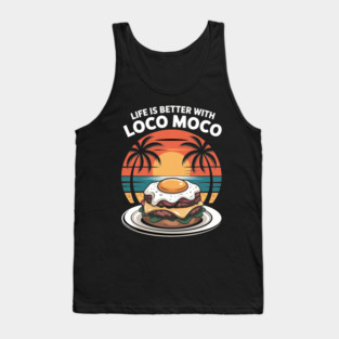 Loco Moco Hawaiian Food Lovers Tank Top