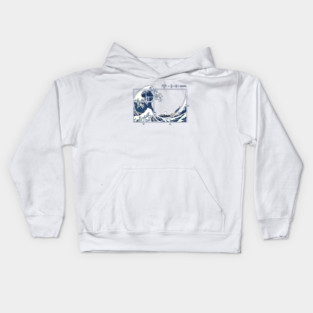 The Great Fibonacci Wave Kids Hoodie