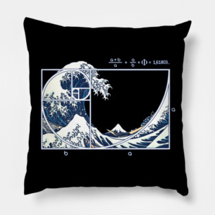 The Great Fibonacci Wave Pillow