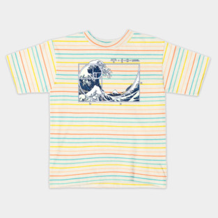 The Great Fibonacci Wave Kids T-Shirt