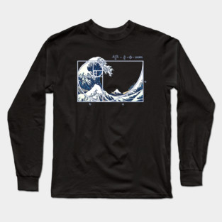 The Great Fibonacci Wave Long Sleeve T-Shirt