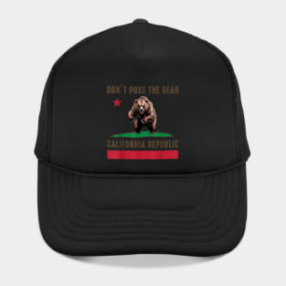 Don’t Poke The Bear California Republic Design Hat