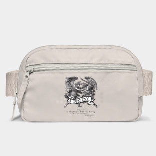 Renaissance Etching - Two Angels Fighting - Quote by Shakespeare Bag