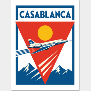 Casablanca Vacation Posters and Art