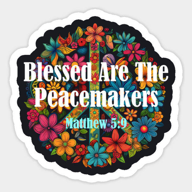 Blessed Are The Peacemakers Matthew 5:9 Magnet by Charles's Store 8