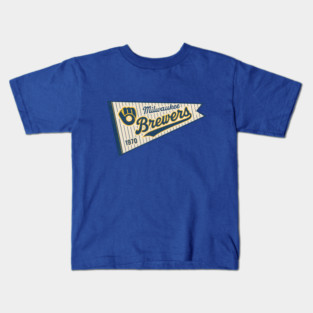 Milwaukee Brewers Penant Kids T-Shirt