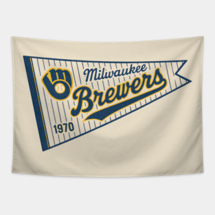 Milwaukee Brewers Penant Tapestry