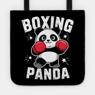 Boxing Panda – Cute Funny Panda Boxer Tote