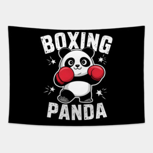 Boxing Panda – Cute Funny Panda Boxer Tapestry
