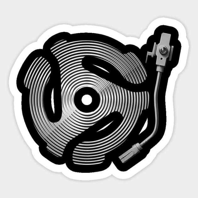 Vinyl Record Spacer Orbit Sticker by Kevin's Store 2