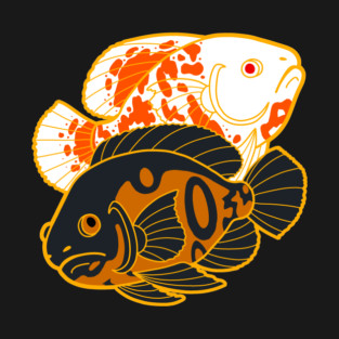 Tiger Oscars Monster Fish Aquarium Fishkeeper Fishkeeping T-Shirt