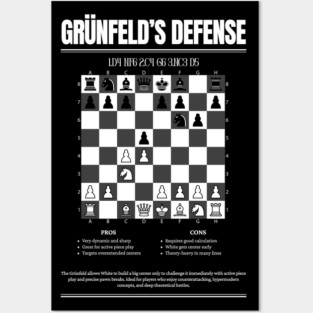 Grünfeld's Defense Chess Opening Posters and Art