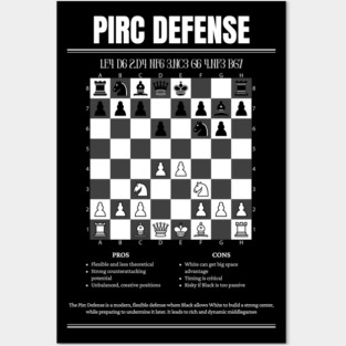 Pirc Defense Chess Opening Posters and Art