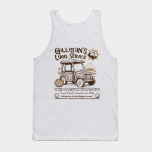 Gilligan's Limo Service Worn Tank Top
