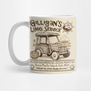 Gilligan's Limo Service Worn Mug