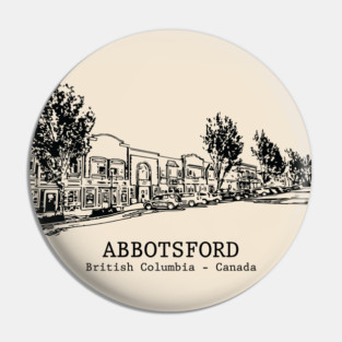 Abbotsford - British Columbia Pin